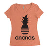 Pineapple Women's Triblend Scoop T-shirt