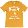 who loves running T-Shirt