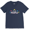 I Hate People V-Neck Tee