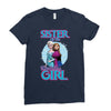 sister of the birthday girl Ladies Fitted T-Shirt