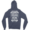 Super Cool Momma Of A Freaking Awesome Son Zipper Hoodie