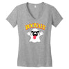 booyah ghost horror Women's V-Neck T-Shirt