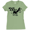 nice ass Ladies Fitted T-Shirt