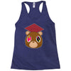 graduation bear kanye west Racerback Tank