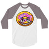 Angry Donut 3/4 Sleeve Shirt