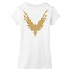 Maverick Gold Print Women's V-Neck T-Shirt