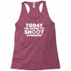 photographer shoot someone Racerback Tank