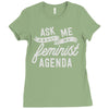 feminist agenda Ladies Fitted T-Shirt