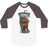 delicious aqua teens 3/4 Sleeve Shirt