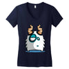 monster Women's V-Neck T-Shirt
