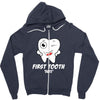 First Tooth Date Zipper Hoodie