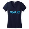 walk Women's V-Neck T-Shirt