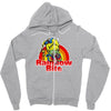 rainbow bite Zipper Hoodie