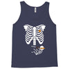 pregnant skeleton baby costume halloween maternity ninja ladies Tank Top