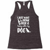 i just want to drink beer &amp; hang with Racerback Tank