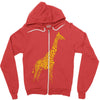 giraffe Zipper Hoodie