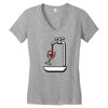 wine Women's V-Neck T-Shirt
