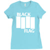 black flag new Ladies Fitted T-Shirt