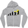 goku evolution (black) Zipper Hoodie