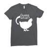 chiken butt Ladies Fitted T-Shirt