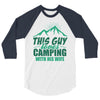 Camper Couple Man 3/4 Sleeve Shirt