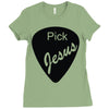 pick jesus bible Ladies Fitted T-Shirt