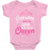 Celebrating With The 70th Birthday Queen Baby Bodysuit