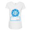 aperture science volunteer Maternity Scoop Neck T-shirt