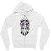 Kizil derili kiz Zipper Hoodie