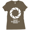 test subject 2 Ladies Fitted T-Shirt