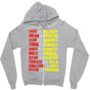 fight, dream, lead! Zipper Hoodie