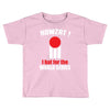 HOWZAT I BAT FOR THE WORLD SERIES Toddler T-shirt