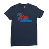 1970s retro tv show the new avengers Ladies Fitted T-Shirt