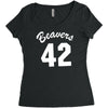 beavers 42 Women's Triblend Scoop T-shirt