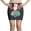 santa with piles of christmas Mini Skirts