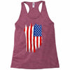 sa distress flag cool american Racerback Tank