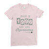 made in 1996 and still awesome Ladies Fitted T-Shirt