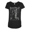 black metal phillip Maternity Scoop Neck T-shirt