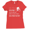 100 miles Ladies Fitted T-Shirt