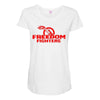 freedom fighters Maternity Scoop Neck T-shirt