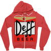duff parody deff Zipper Hoodie