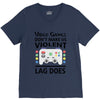 i love video games V-Neck Tee