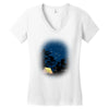 Mufasa and Simba Camp Women's V-Neck T-Shirt