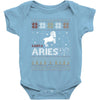 santa aries xhristmas ugly t shirts Baby Onesie