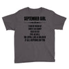 Super September Girl Youth Tee