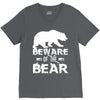 Beware Of The Bear V-Neck Tee