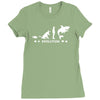 poker ~ fish to shark evolution ~ mens funny poker Ladies Fitted T-Shirt