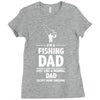 i'm a fishing dad   daddy Ladies Fitted T-Shirt