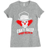 can't sleep clowns will eat me Ladies Fitted T-Shirt