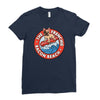bacon beach Ladies Fitted T-Shirt